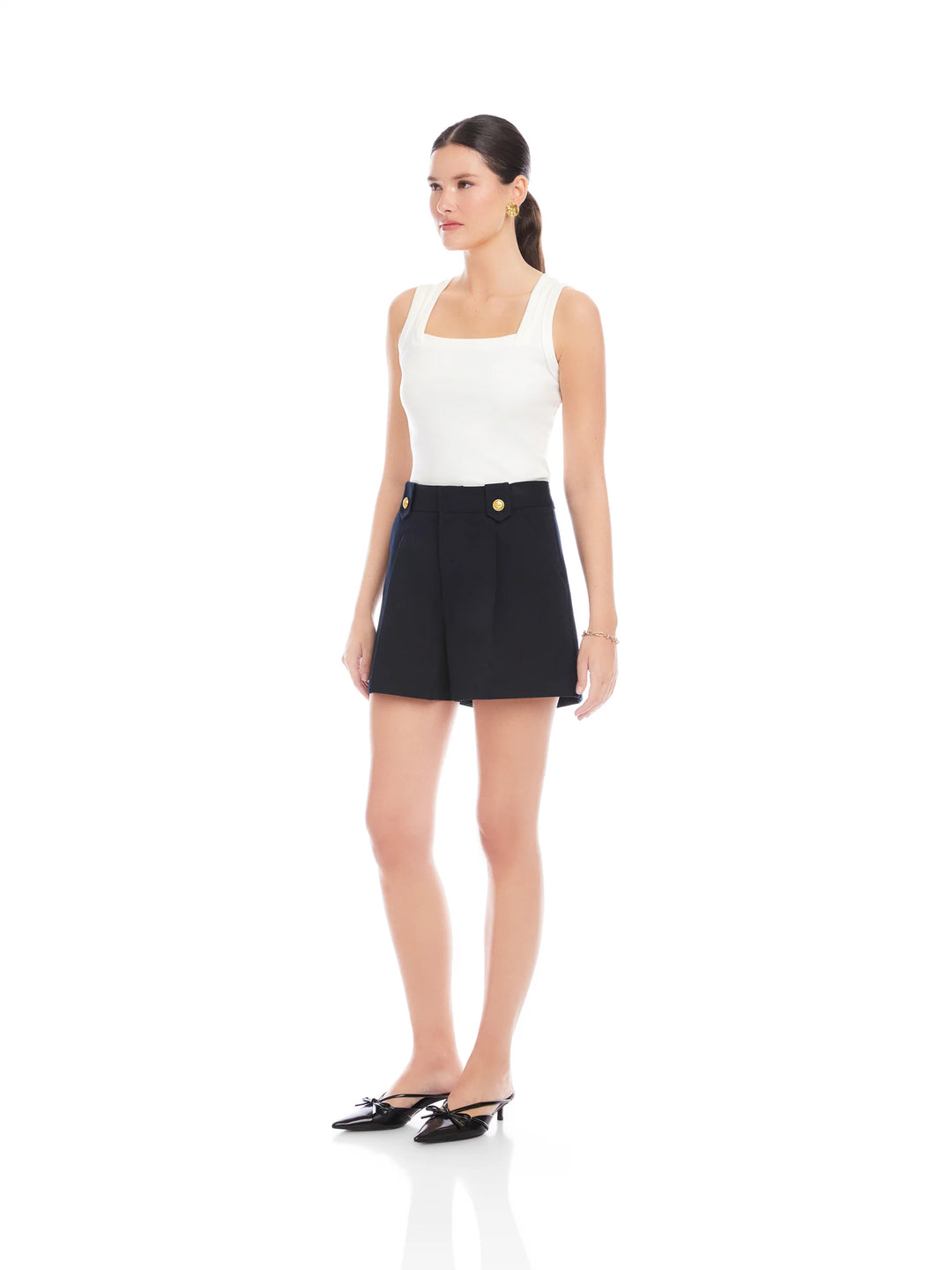 Fifteen Twenty Cassidy Pleated Shorts