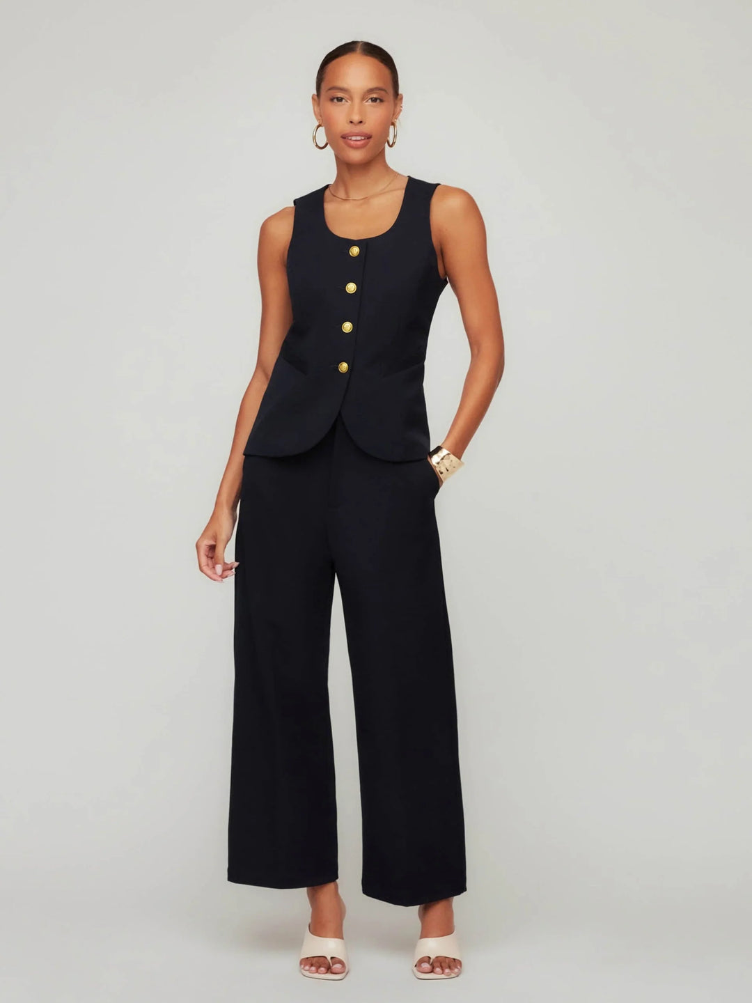Fifteen Twenty Janice Cropped Wide Leg Pant