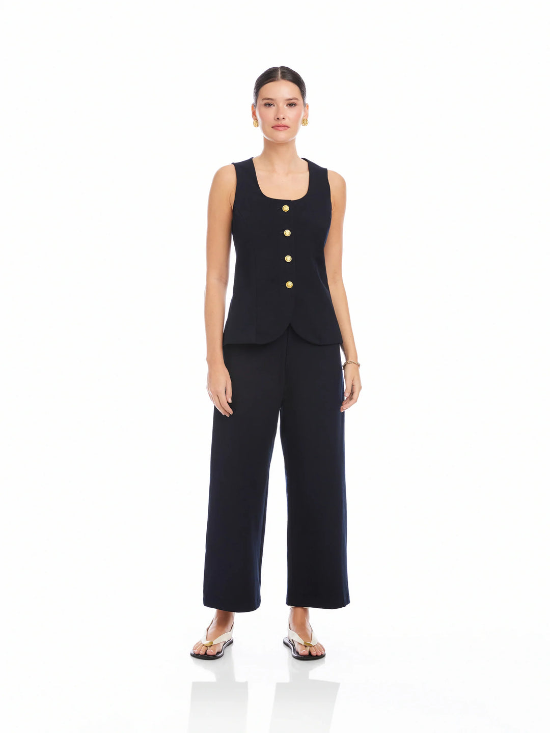 Fifteen Twenty June Button Up Vest