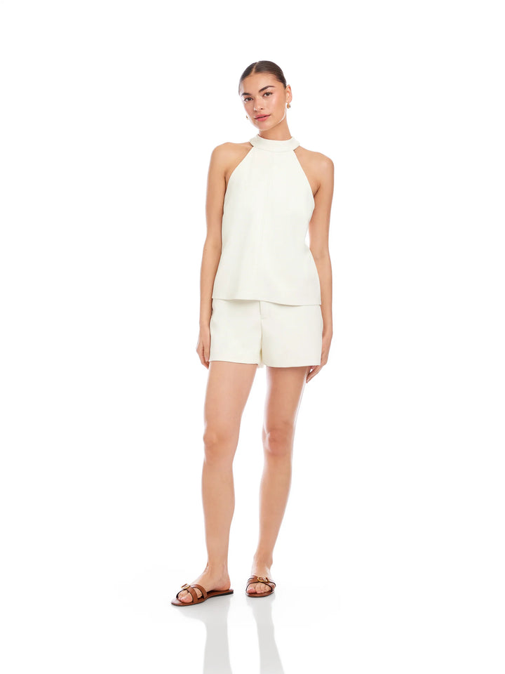 Fifteen Twenty Alexis Faux Leather Halter Top