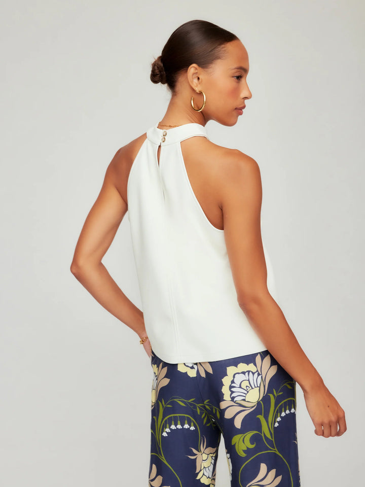 Fifteen Twenty Alexis Faux Leather Halter Top