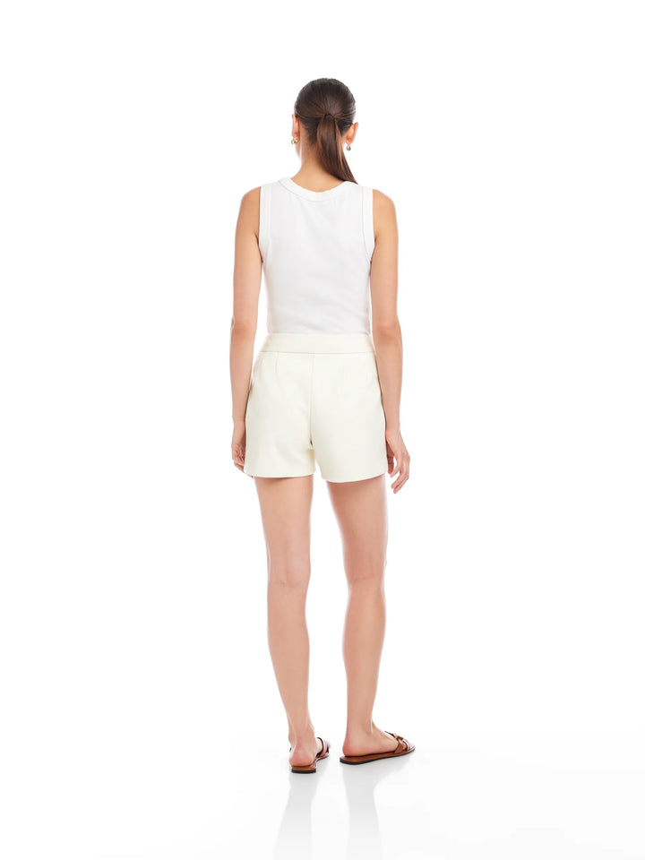 Fifteen Twenty Faux Leather Modern Shorts