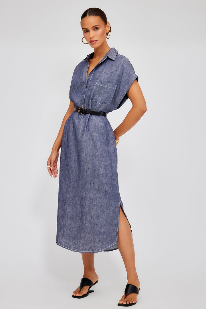 Fifteen Twenty Relaxed Linen Dress