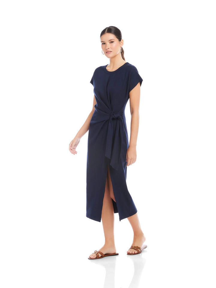 Fifteen Twenty Marissa Side-Knot Midi Dress