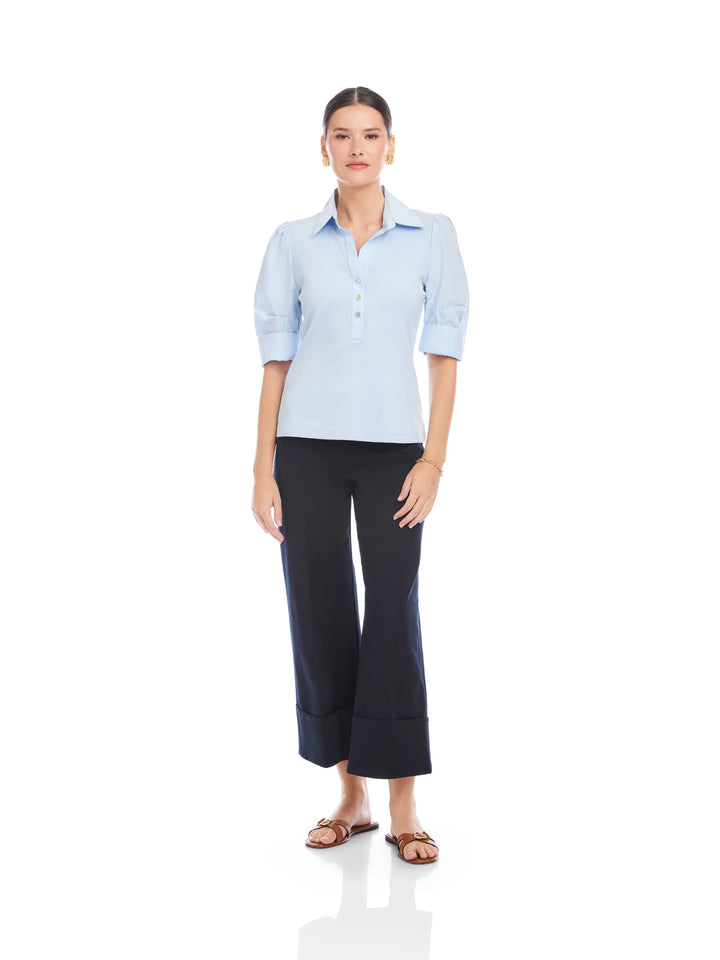Fifteen Twenty Camden Contrast Henley Top