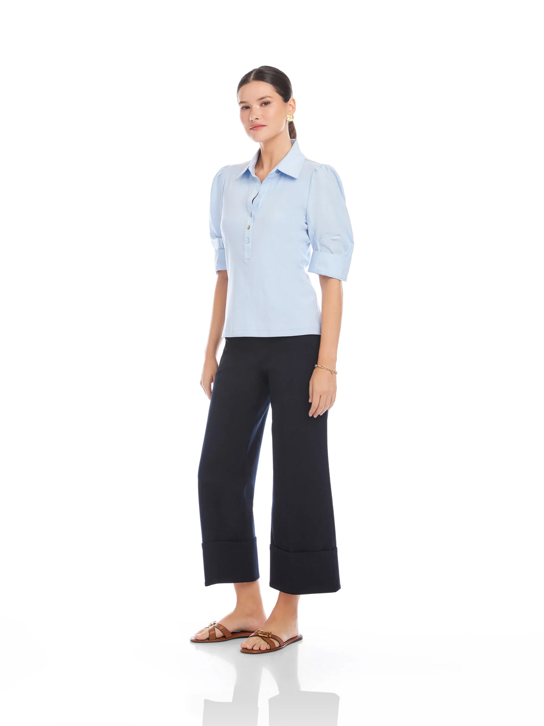 Fifteen Twenty Camden Contrast Henley Top