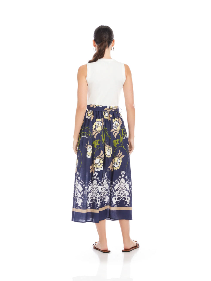 Fifteen Twenty Seline Contrast Midi Dress