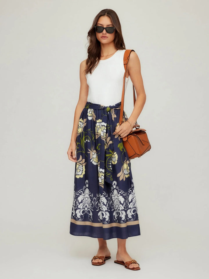 Fifteen Twenty Seline Contrast Midi Dress