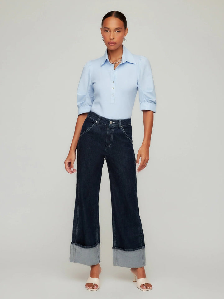 Fifteen Twenty Camden Contrast Henley Top