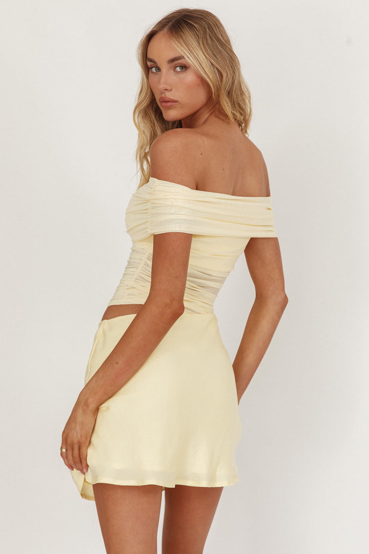 One & Only Strapless Top and Polka Dot Skirt Dress