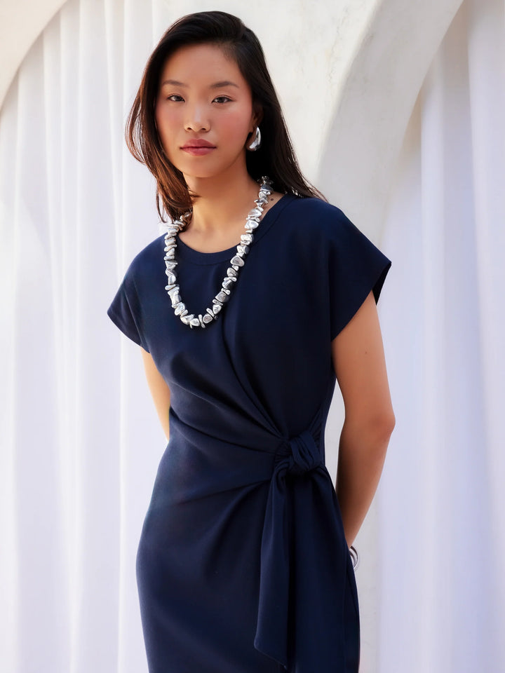 Fifteen Twenty Marissa Side-Knot Midi Dress