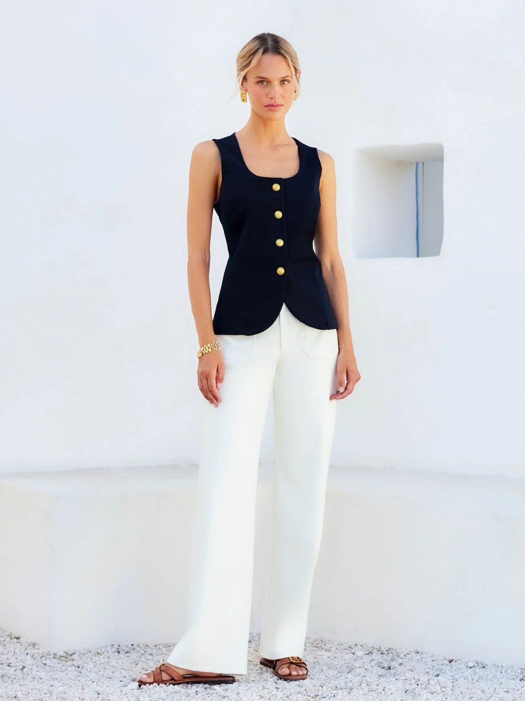 Fifteen Twenty June Button Up Vest