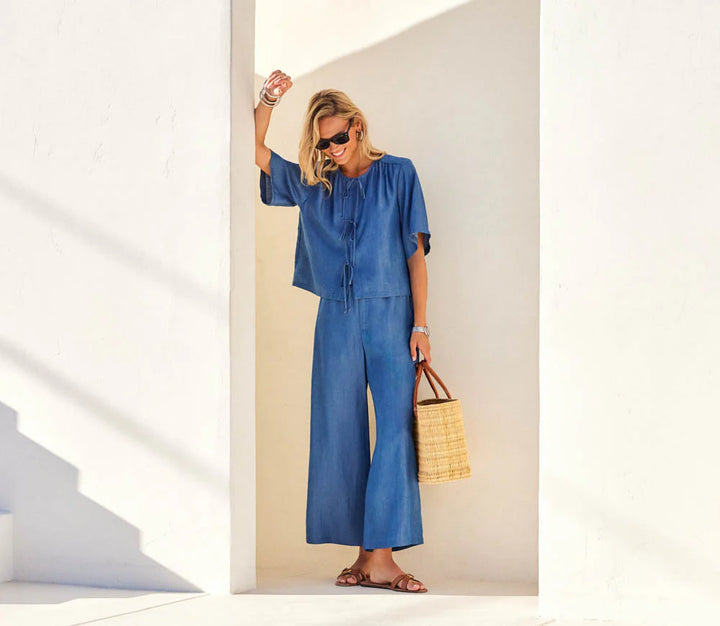 Fifteen Twenty Chambray Mason Pants