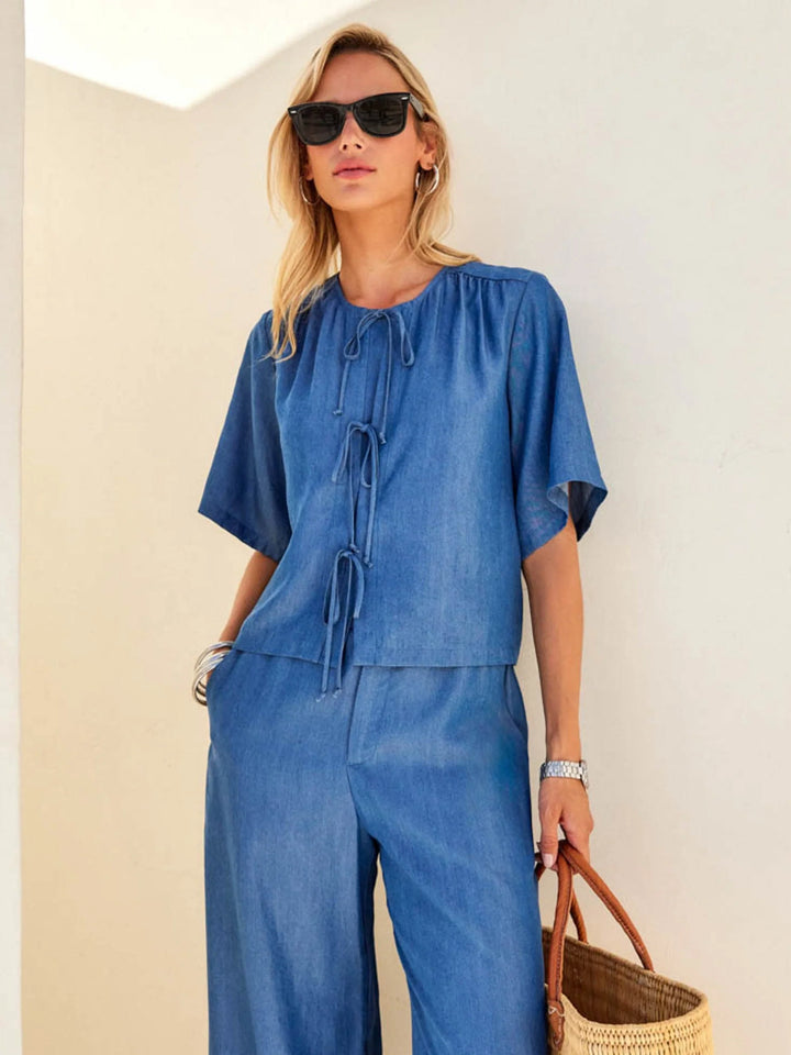 Fifteen Twenty Chambray Mason Pants