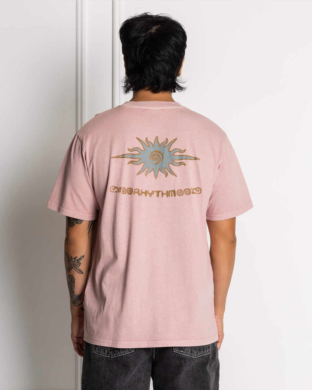 Rhythm Flame Printed Vintage Short Sleeve T-Shirt