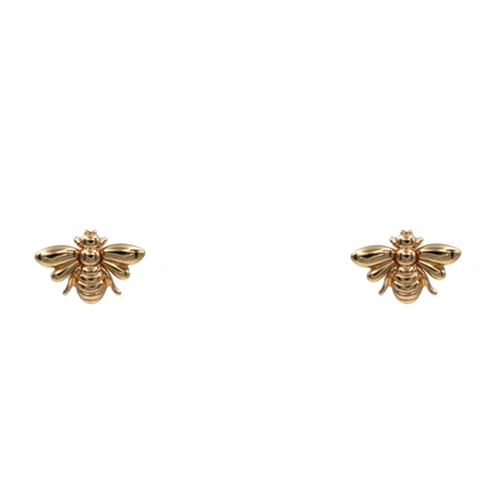 Joia Metal Bumble Bee Earrings