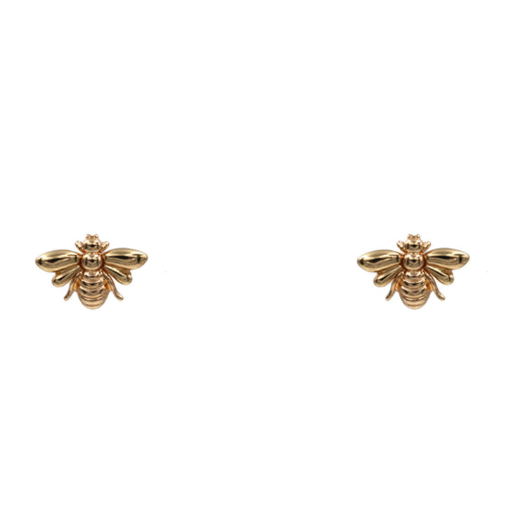 Joia Metal Bumble Bee Earrings