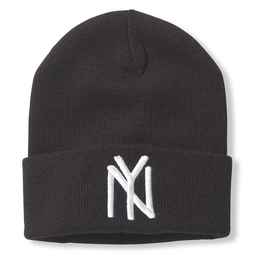 American Needle Cuffed Knit NY Black Yankees Hat
