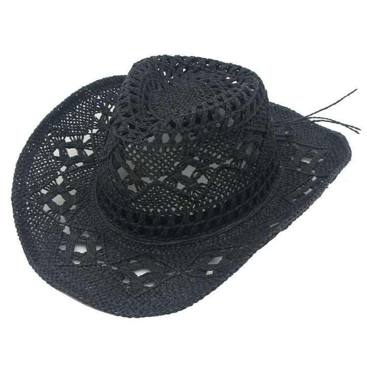 Joia Fashion Open Weave Straw Panama Cowboy Sun Hat