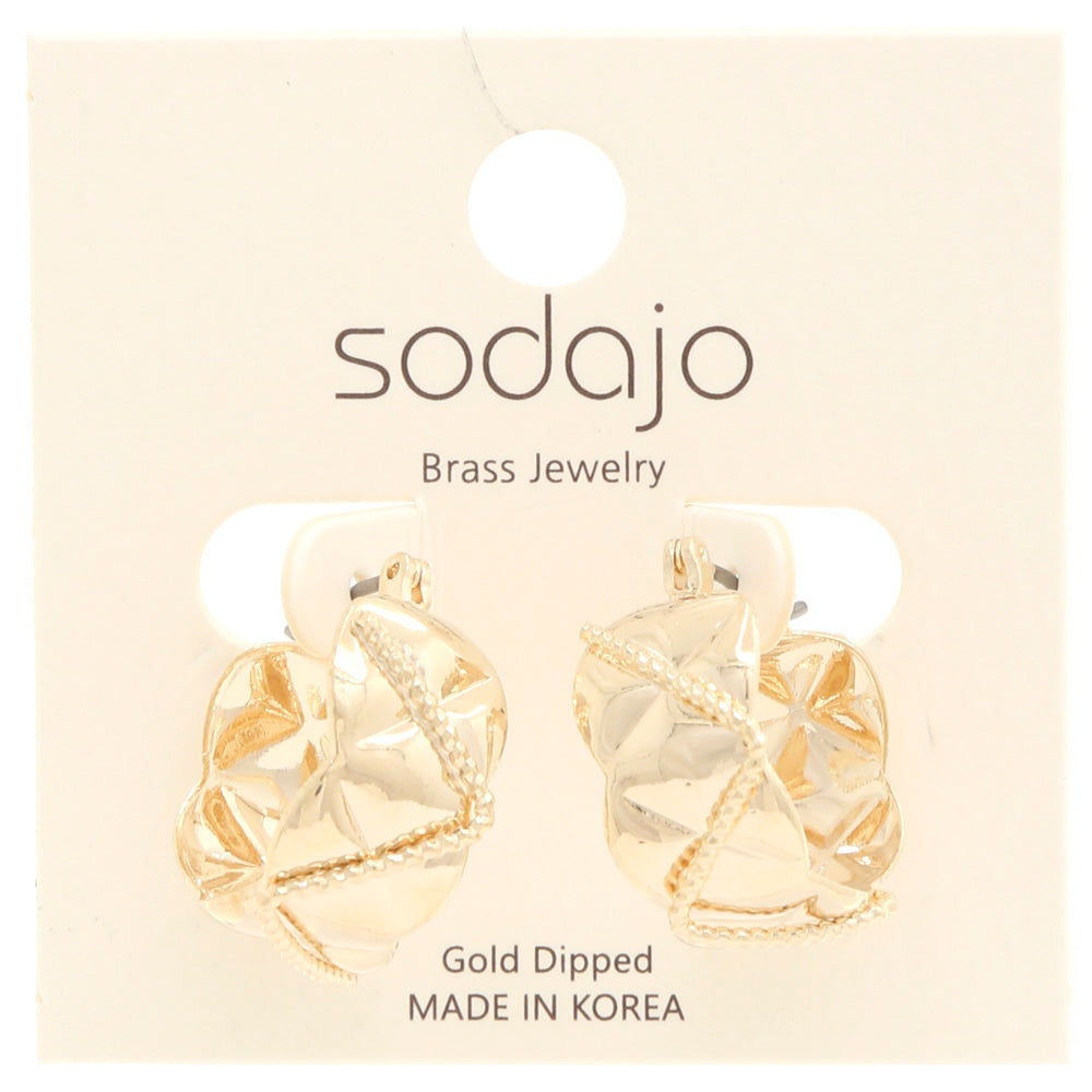 Joia Sodajo Geometric Hoop Earrings