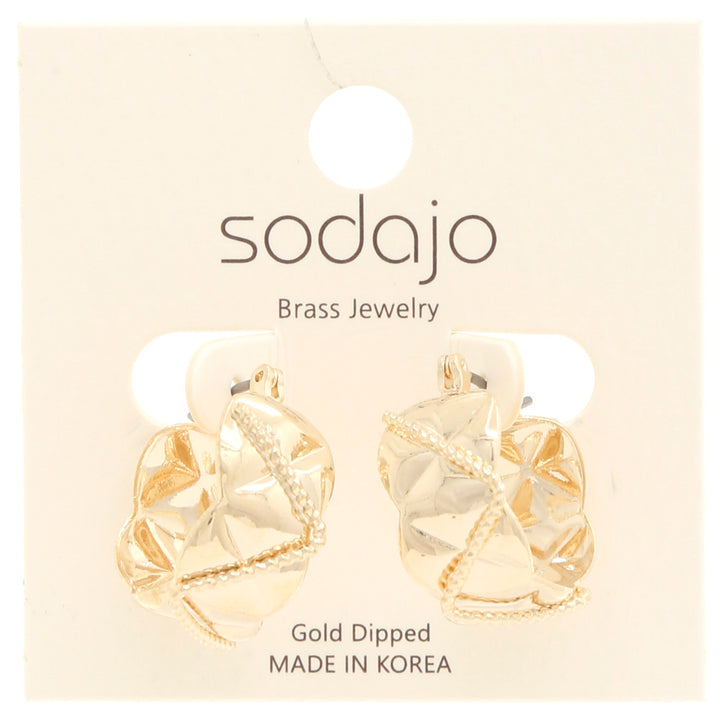 Joia Sodajo Geometric Hoop Earrings