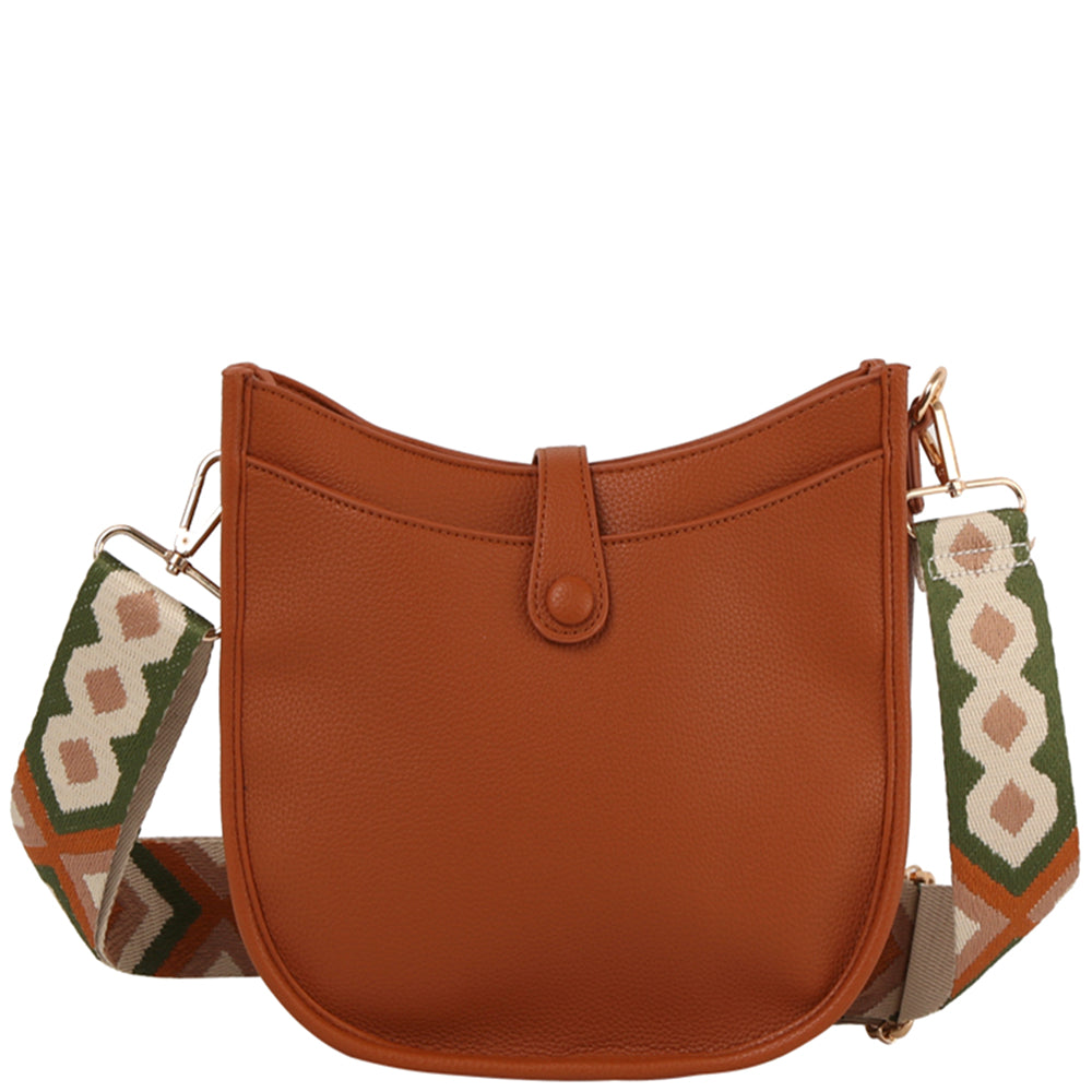 Joia Accessories Smooth Curve Crossbody Bag with Guitar Strap