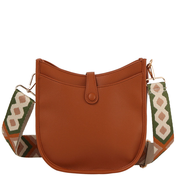 Joia Accessories Smooth Curve Crossbody Bag with Guitar Strap
