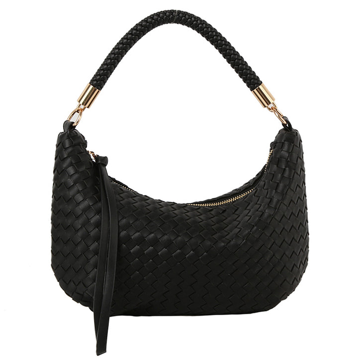 Joia Accessories Chic Braid Woven Design Shoulder Crossbody Bag