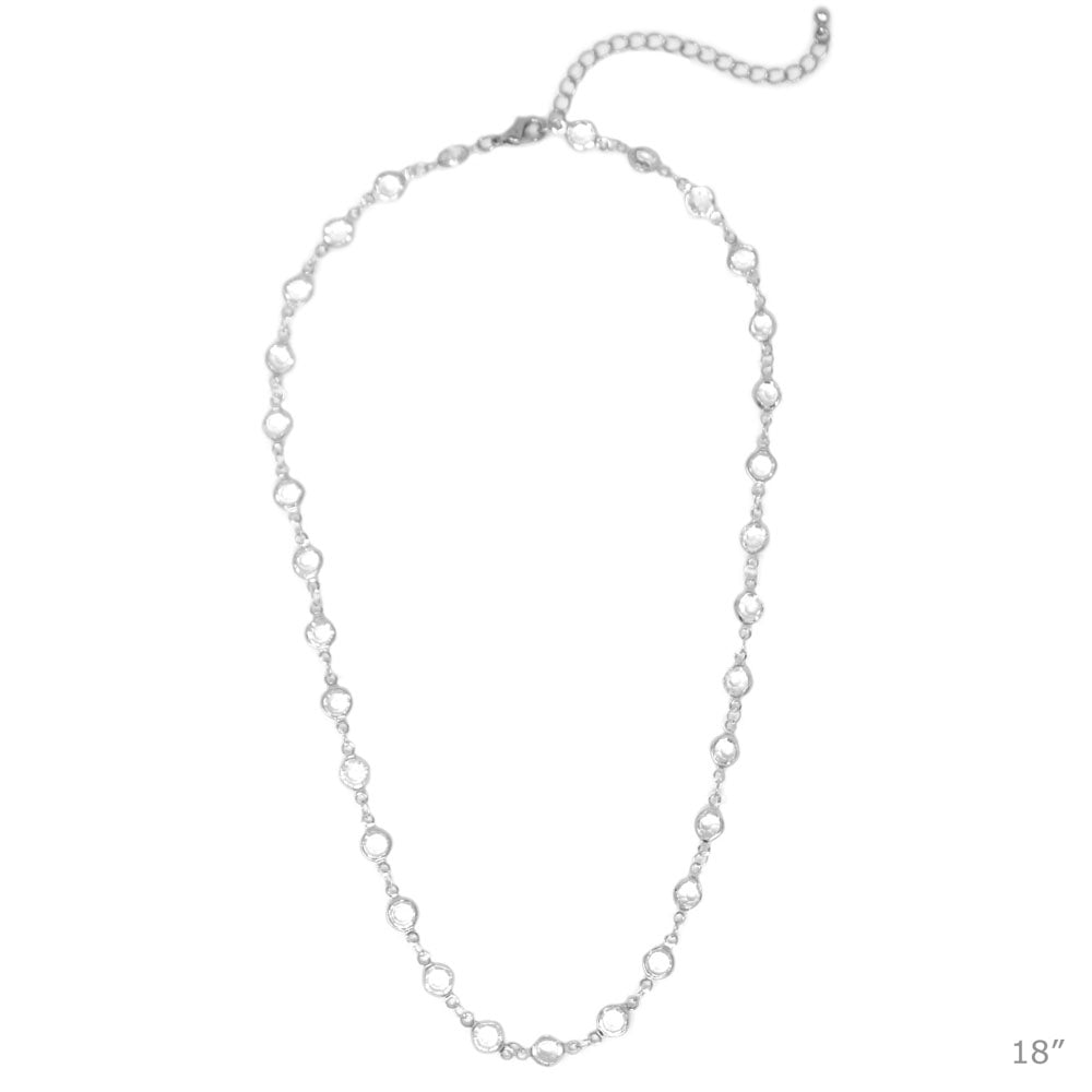 Joia Clear Stone Necklace