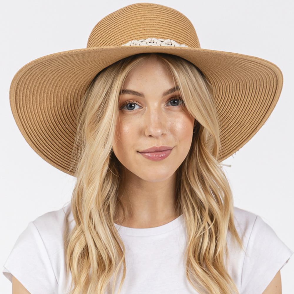 Joia Braided Strap Straw Sun Hat