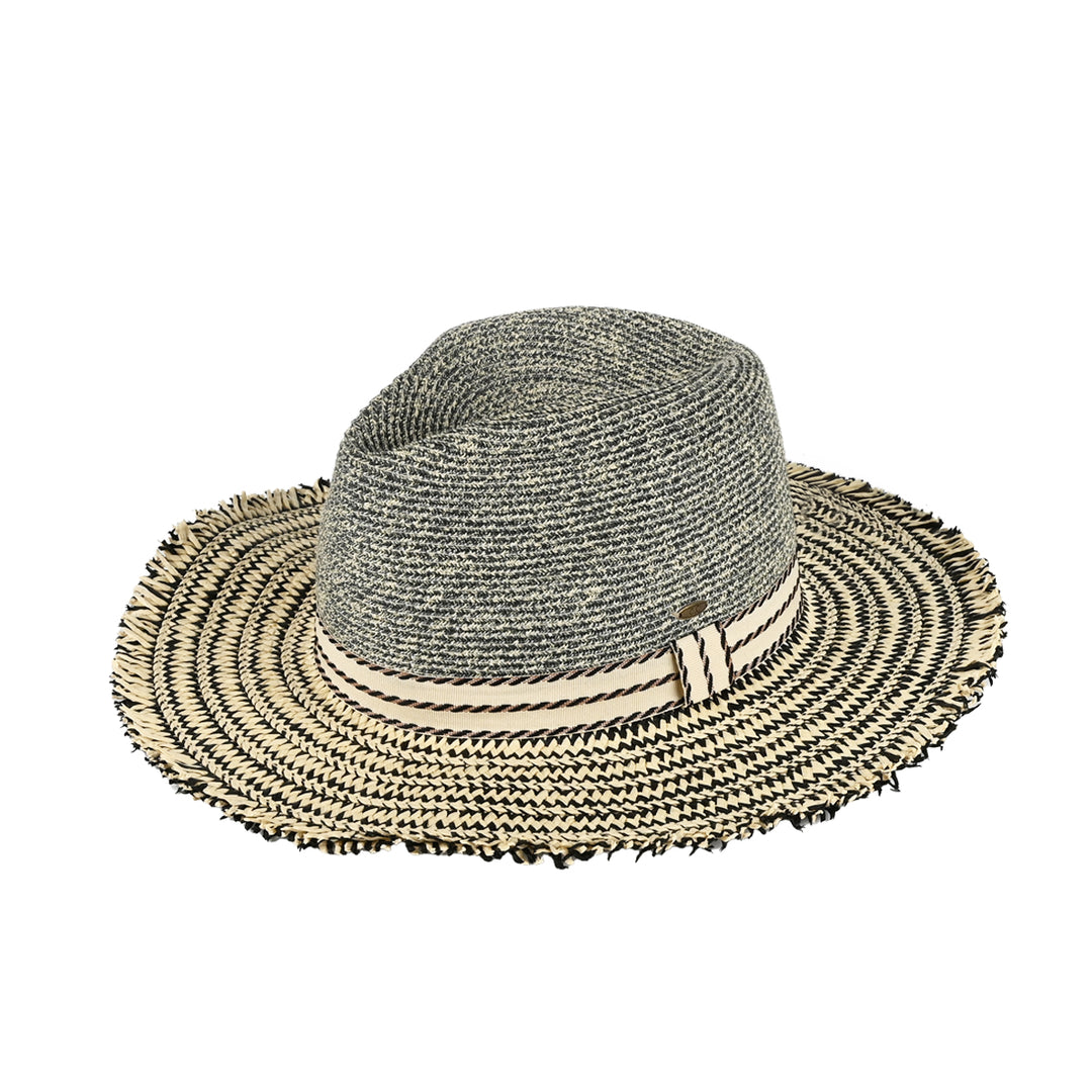 CC Frayed Edge Panama Sun Hat