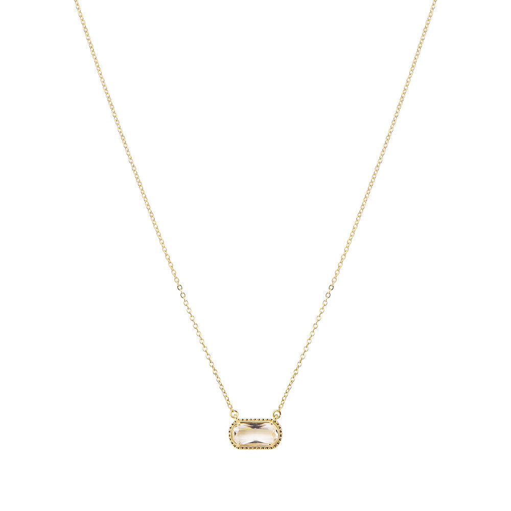 Joia Oval Pendant Necklace
