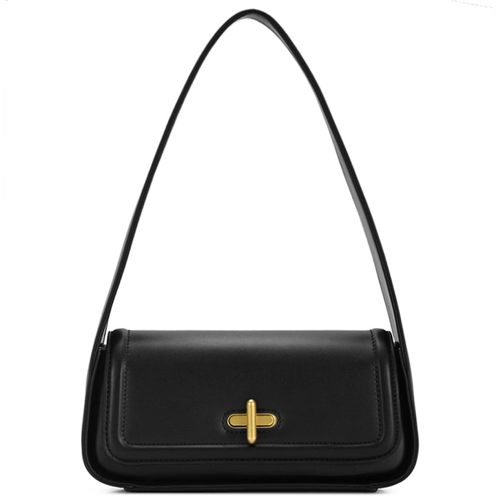 Joia Accessories Twist Lock Flap Shoulder Bag