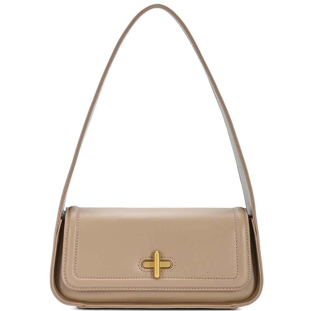 Joia Accessories Twist Lock Flap Shoulder Bag