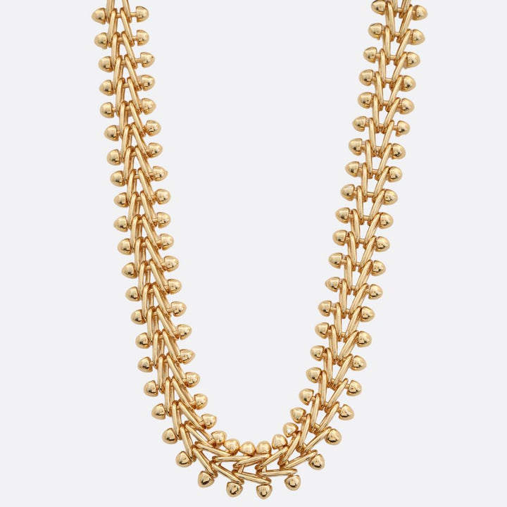Joia Metal Beaded Necklace