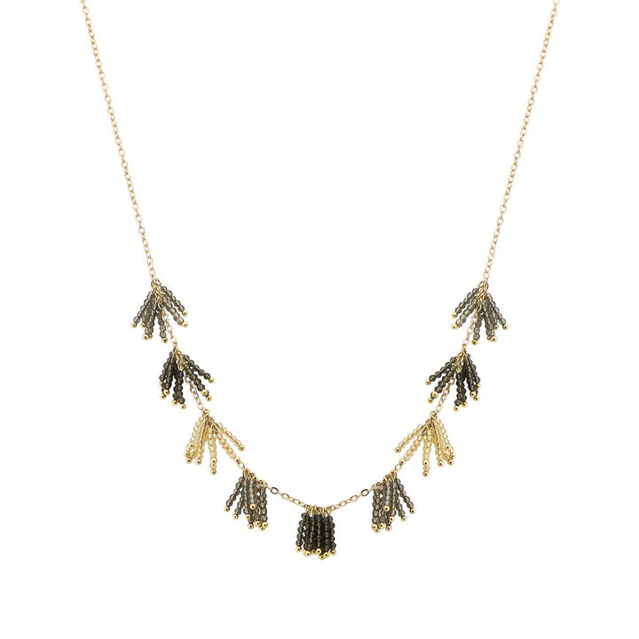 Joia Beaded Tassel Necklace
