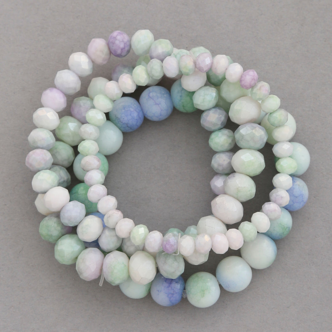 Joia Multi Stone Stretch Bracelet Set