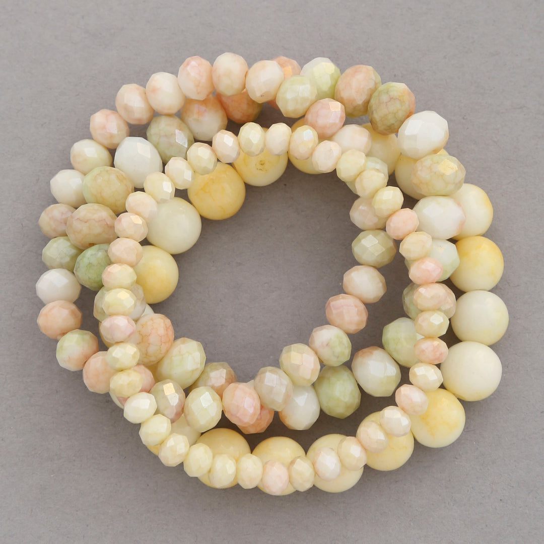 Joia Multi Stone Stretch Bracelet Set