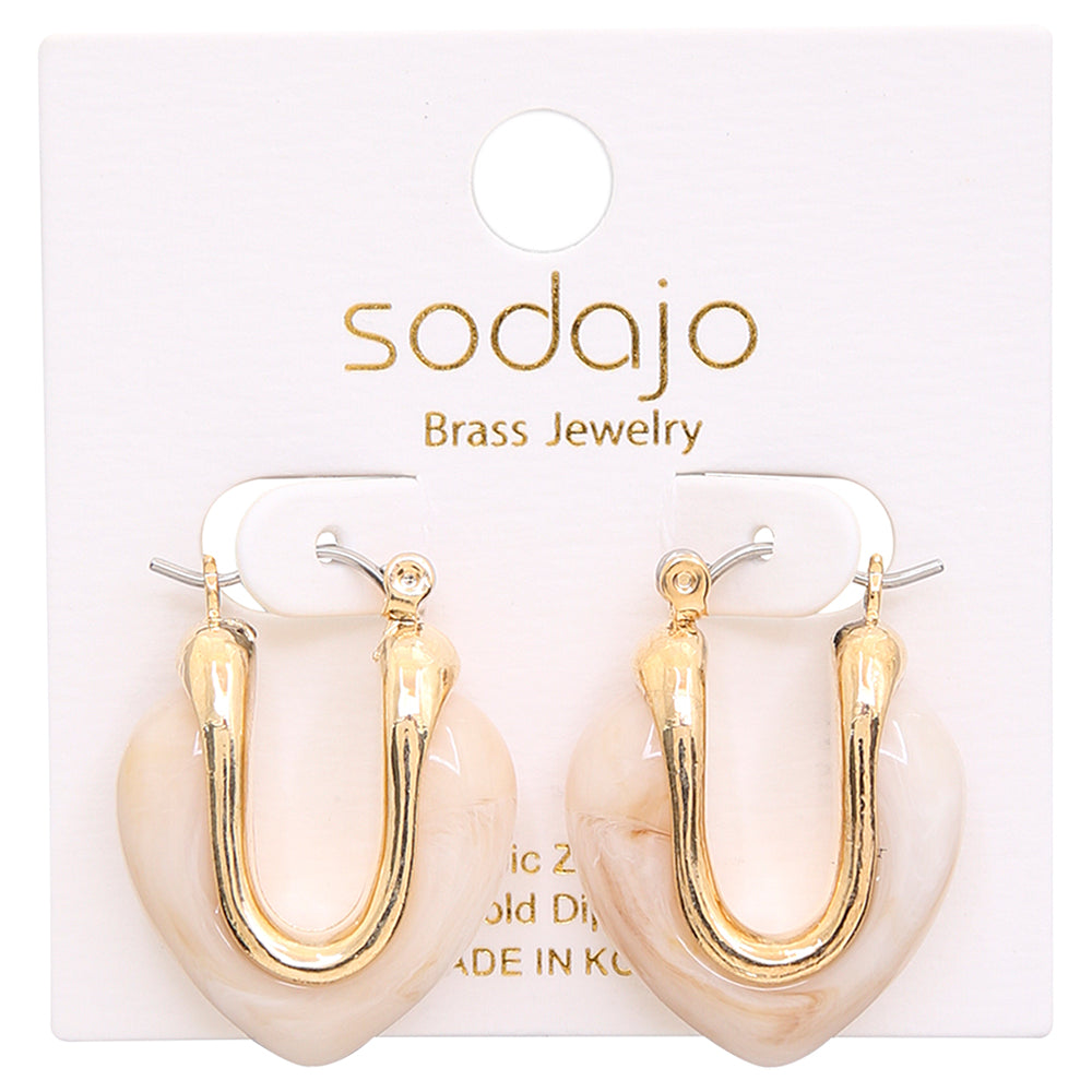 Joia Color U Hoop Earrings