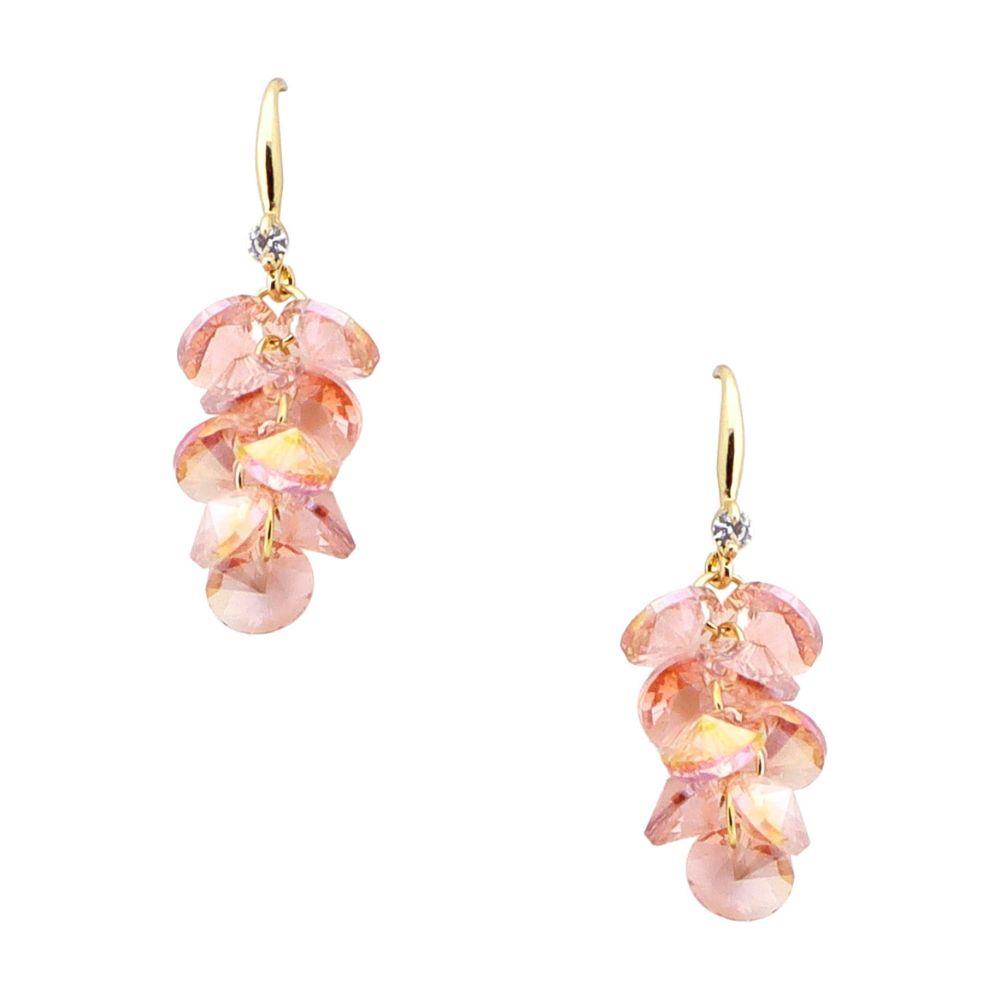 Joia Iridescent Bead Cluster Earrings