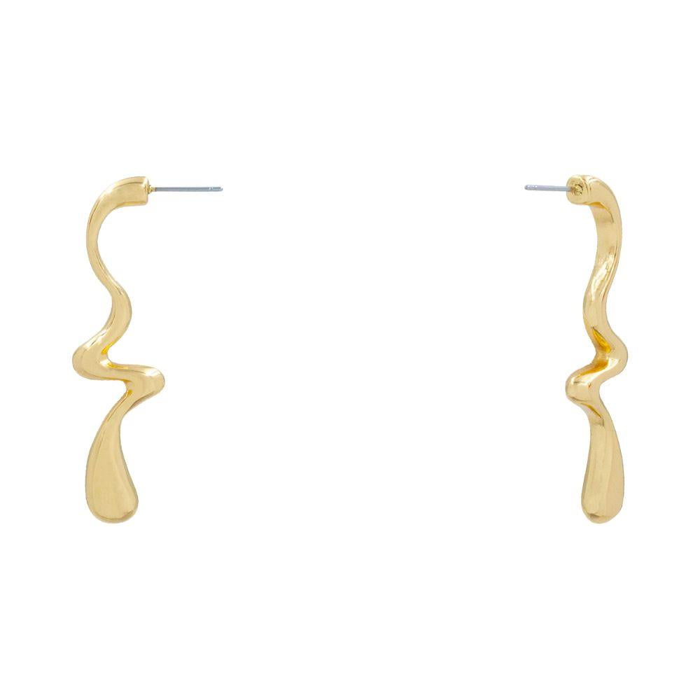 Joia Stainless Drop Fluid Drop Earrings