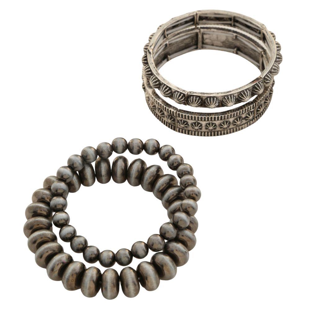 Joia Southwestern Metal Bracelet Set