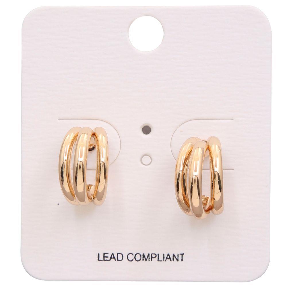 Joia Triple Hoop Earrings