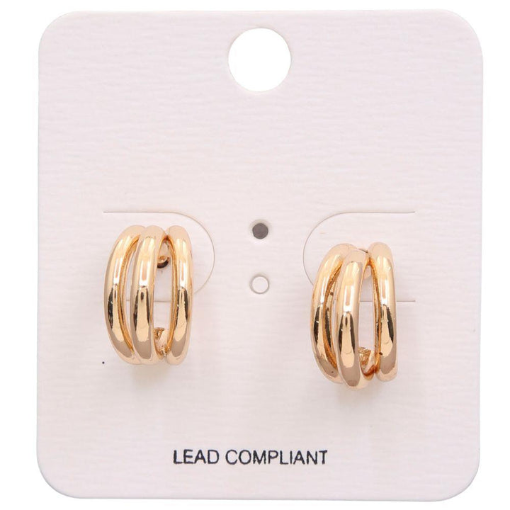 Joia Triple Hoop Earrings