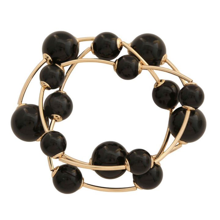 Joia Resin Ball Multi-Layer Stretch Bracelet