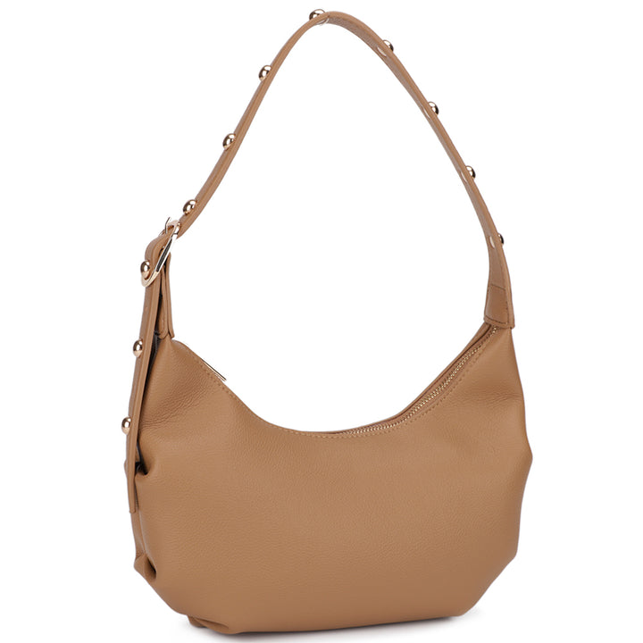 Joia Curve Stud Shoulder Bag