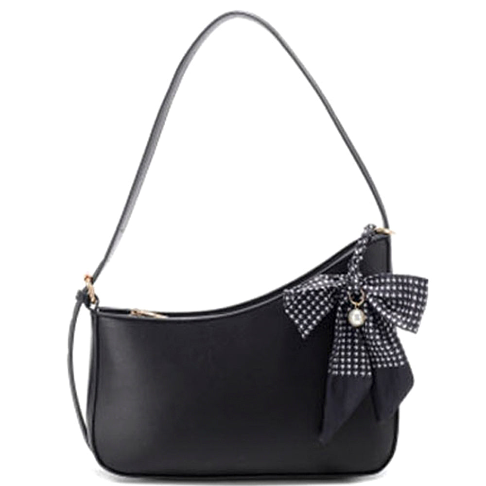 Joia Smooth Curved Shaped Shoulder Bag