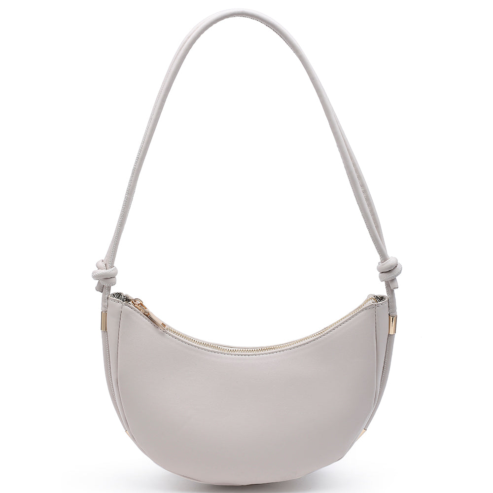 Joia Urban Expressions Curved Smooth Zippered Shoulder Bag