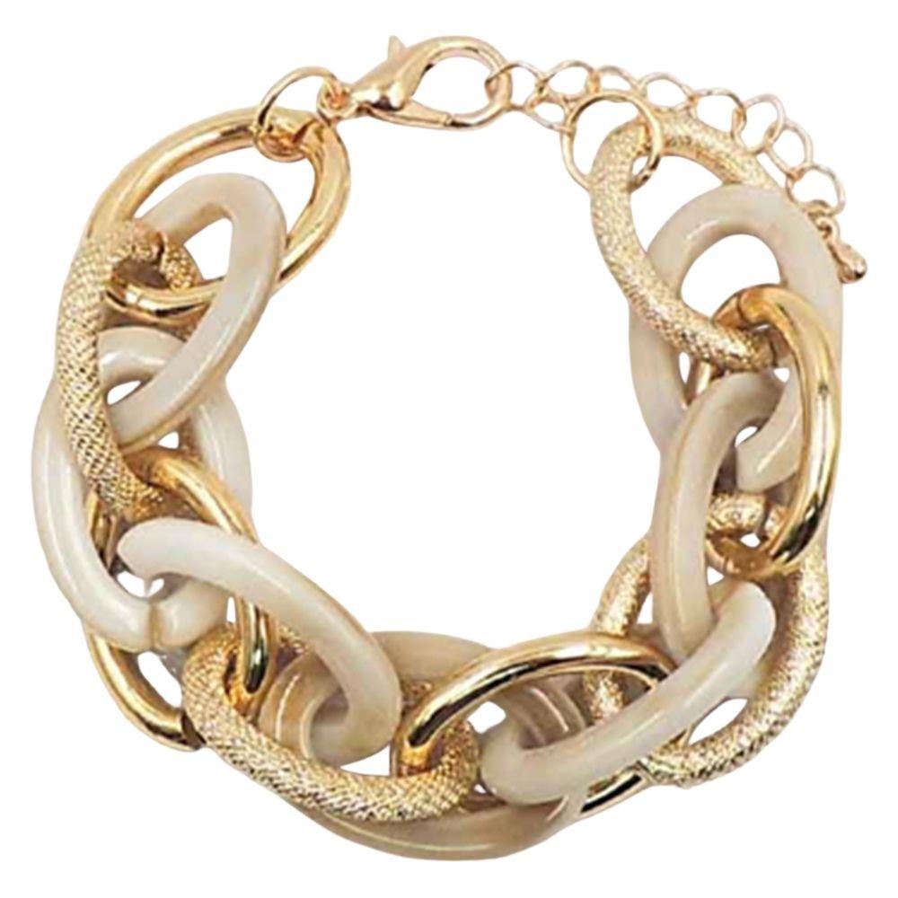 Joia Oval Gold Multi Linked Bracelet