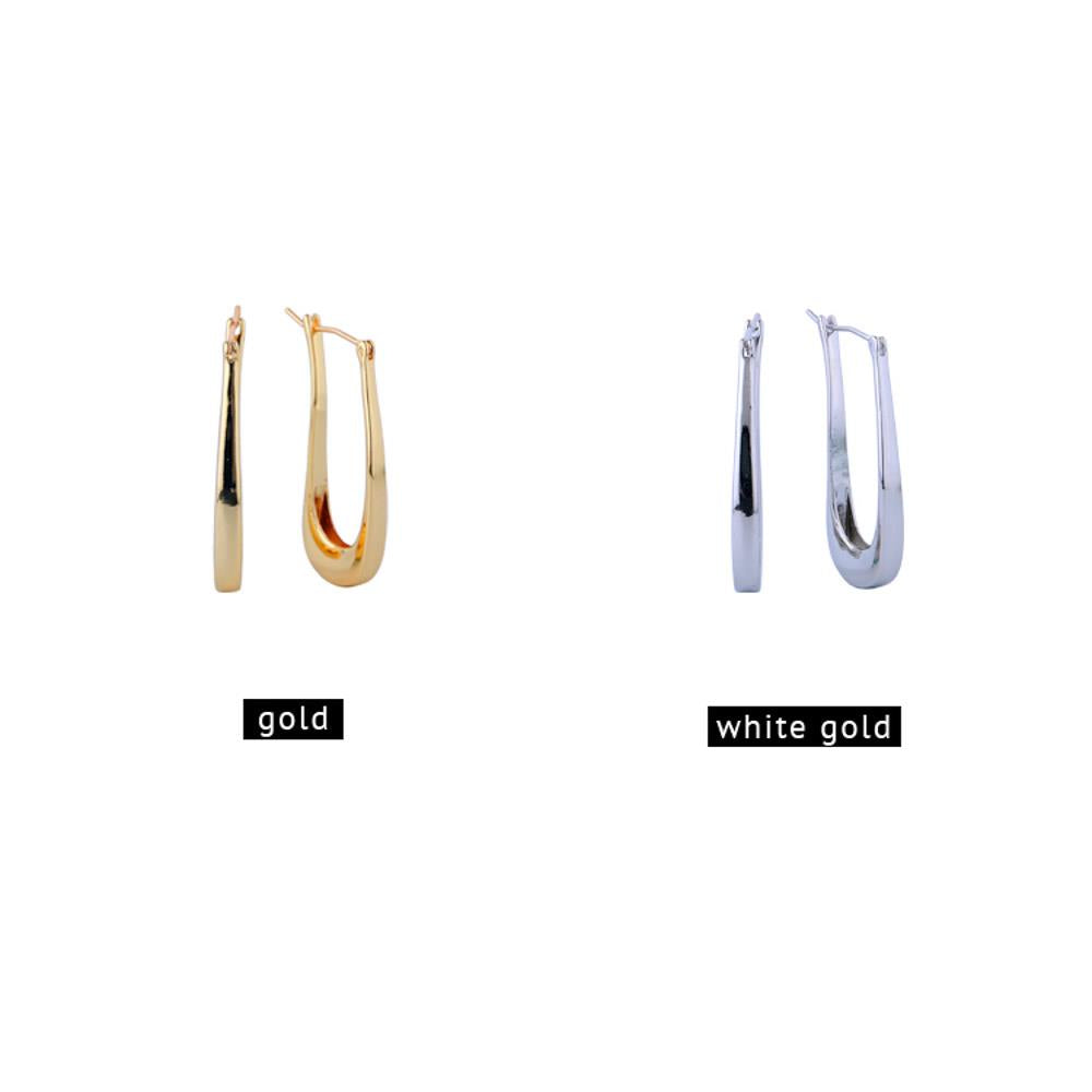 Joia Dipped Slim U Hoop Earrings
